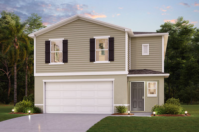 Mayfield Plan at Sumter Villas in Bushnell, FL | Elevation A | Century Complete
