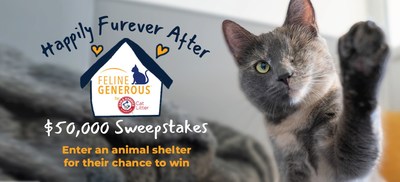 The ARM & HAMMERtm Feline Generous program kicks off a national campaign to celebrate purrfectly impurrfect cats living 