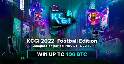 Bitget to launch KCGI 2022: Football Edition, with 100 BTC Prize Pool