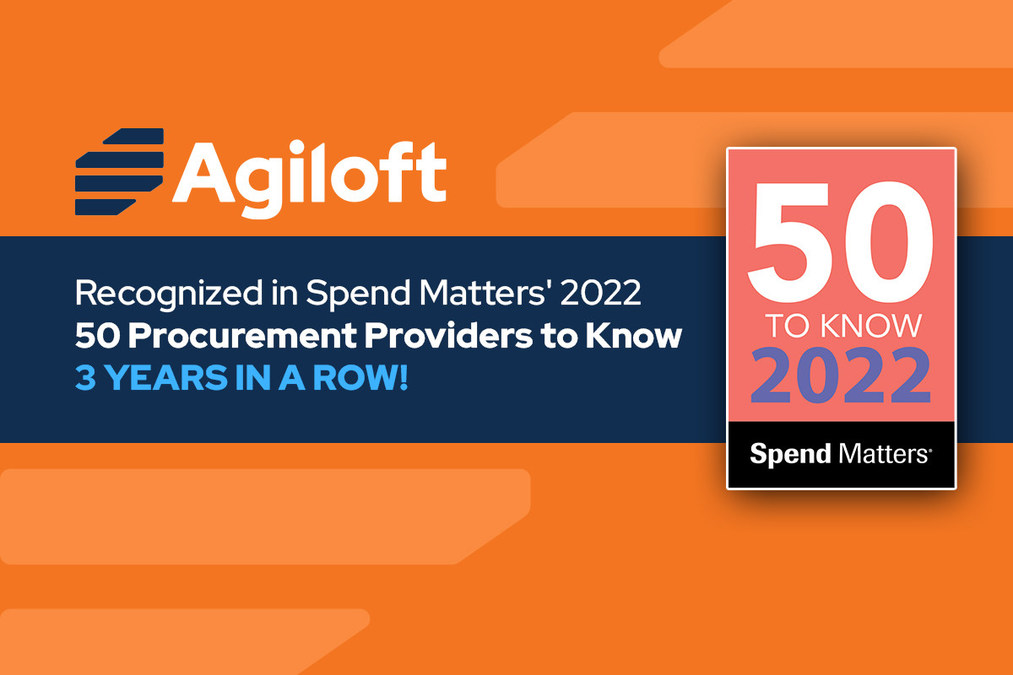Agiloft is Recognized as a 'Vendor to Know' by Spend Matters for Third Consecutive Year - Vimarsana News