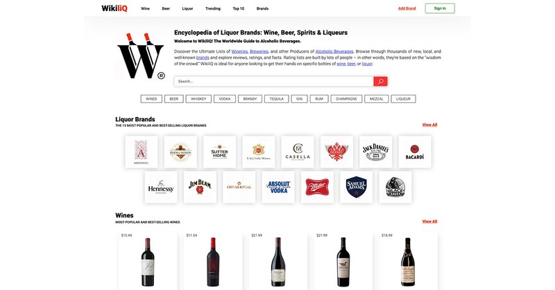 Meet WikiliQ &reg;, the New Site Getting Small Liquor Brands Noticed