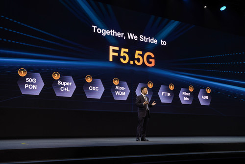Richard Jin, presidente de la Línea de Productos Comerciales Ópticos de Huawei (PRNewsfoto/Huawei)