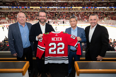 Nexen Tire America, Inc. today announced a new partnership with the Chicago Blackhawks. The Korean tire manufacturer anticipates that the partnership will increase consumer awareness of Nexen Tire in the United States. Beginning with the 2022–23 season, Nexen Tire will be featured on a variety of marketing assets such as dasherboards for Blackhawks home games at the United Center, billboards, signage at Fifth Third Arena, the Chicago Blackhawks' community ice rink, and more.