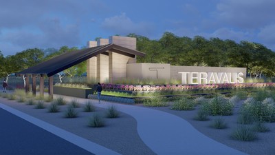Teravalis™ Community Entrance, Conceptual Rendering Courtesy of The Howard Hughes Corporation®