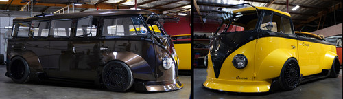 Kenny Pfitzer Designs, one of the industry’s most iconic automotive designers and custom builders, heads into the 2022 SEMA Show in Las Vegas with two builds that are set to be the most talked about vehicles at the show. The concepts are a collaboration with two premier clothing brands that embody the style and class of the Southern California lifestyle – FB County and The Original Cascade. Both builds are being featured in the Diamond Lot outside of the all-new West Hall at SEMA 2022.