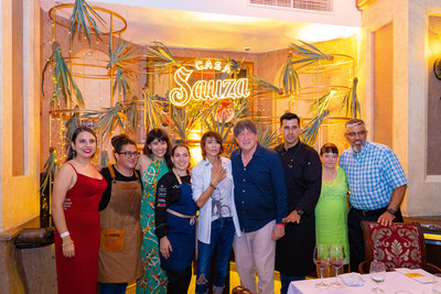 Celebrity Chef Dominique Crenn, Chef Karla Irlette Castro, Ambassador from Jalisco and the Staff from Casa Sauza were among special guests of the "Dinner of Ambassadors" held October 15 at Villa La Estancia Riviera Nayarit's La Casona Restaurant, part of the Vallarta-Nayarit Gastronómica 2022.