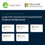 Long View Recognized with Five Designations by Microsoft's Cloud Partner Program