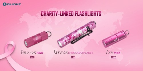 Olight lança luz sobre campanhas mensais de conscientização sobre o câncer de mama (PRNewsfoto/OLIGHT E-COMMERCE TECHNOLOGY CO., LTD) Olight lança luz sobre campanhas mensais de conscientização sobre o câncer de mama (PRNewsfoto/OLIGHT E-COMMERCE TECHNOLOGY CO., LTD)