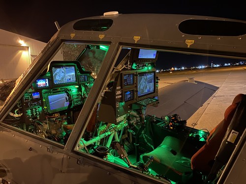 L3Harris’ Sky Warden platform includes the first forward-fit deployable combat aircraft featuring Garmin’s G3000 tandem integrated flight deck.