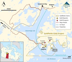 FORTUNE BAY ANNOUNCES POSITIVE PEA FOR GOLDFIELDS PROJECT, SASKATCHEWAN