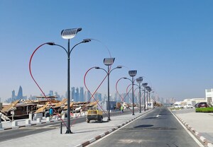 World Cup in Qatar will be illuminated by unique Smart Solar Street Lights