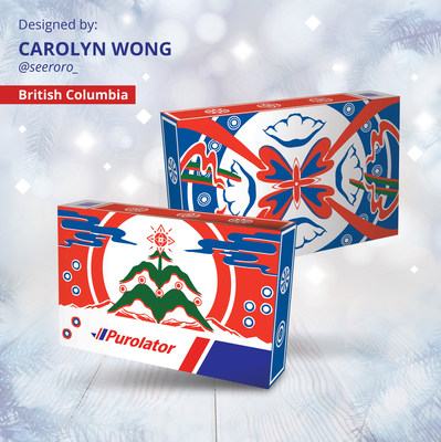 British Columbia artist featured on Purolator limited-edition holiday box