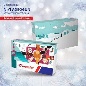 Prince Edward Island artist featured on Purolator limited-edition holiday box