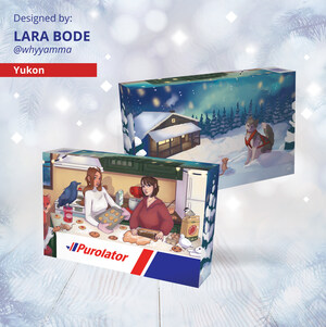 Yukon artist featured on Purolator limited-edition holiday box