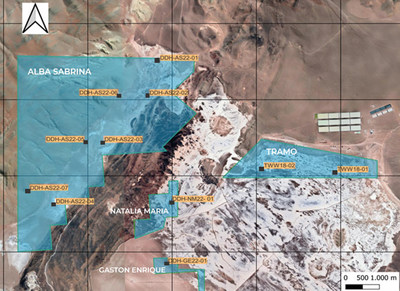 Lithium South Drill Map – revised drill targets for resource expansion.