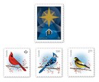 Des timbres répandent la joie de Noël et des Fêtes