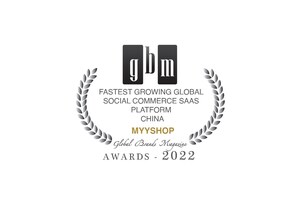 MyyShop Wins the "Fastest Growing Global Social Commerce SaaS Platform" at the Global Brand Awards 2022 by Global Brands Magazine