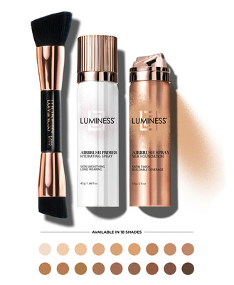 LUMINESS LAUNCHES SPRAY FOUNDATION FOR A FLAWLESS AIRBRUSH FINISH, WITHOUT  AN AIRBRUSH
