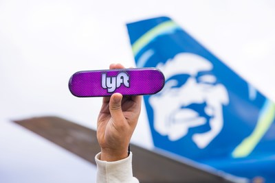 Alaska Airlines and Lyft announce a new partnership. Guests can earn Mileage Plan miles with every Lyft ride when they link accounts at AlaskaLyft.com.