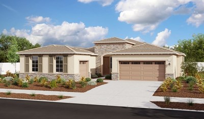 The Pomona is one of three plans available at Bella at Piazza Serena in La Quinta, California.
