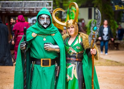 African American Cosplayers at the Texas Renaissance Festival