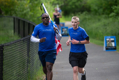 May 31, 2021; Dupont, WA, USA; wear blue: run to remember Memorial Day 5k at Powderworks Park. Mandatory Credit: Joe Nicholson/wear blue: run to remember