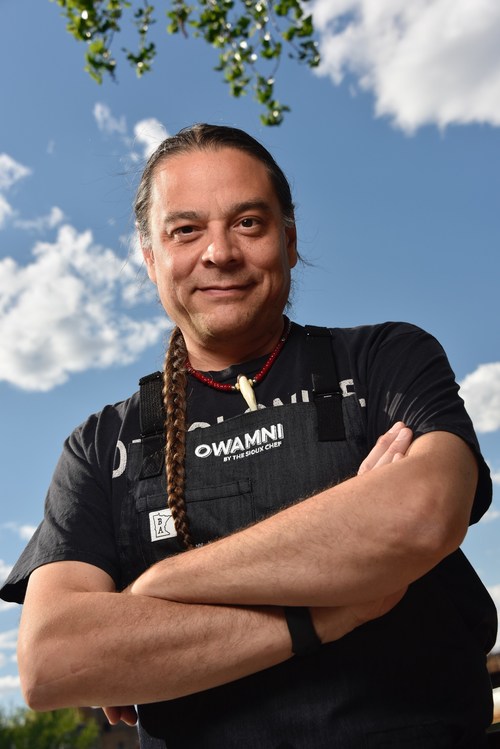 Jamul Casino will welcome the internationally-renowned Chef Sean Sherman for a one-of-a-kind culinary event featuring modern indigenous foods on November 19, 2022. Photo credit: Nancy Bundt.