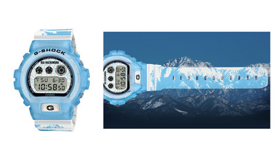 DW-6900RH ／ Band printed with graphics of the Tateyama mountain range