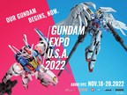 GUNDAM EXPO U.S.A. 2022, A THREE DAY EVENT YOU MUST SEE TO BELIEVE IS COMING TO YOU LIVE AT ANIME NYC AND ONLINE FOR EVERYONE AROUND THE COUNTRY