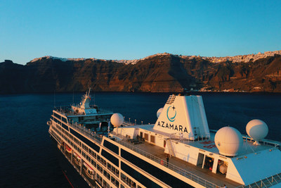 Azamara Ship in Santorini, Greece