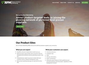 Recon Launches New Suite of SEO-optimized Sites Aimed at Helping Customers Find the Best Localized Precast Suppliers