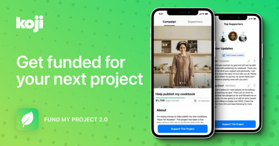 Fund My Project 2.0 Template on Koji