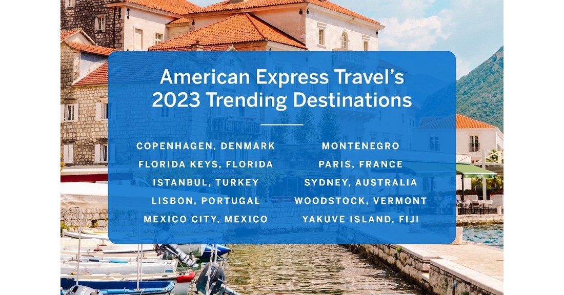 American Express Travel's 2023 Trending Destinations Unveils Trips for  Every Type of Traveller