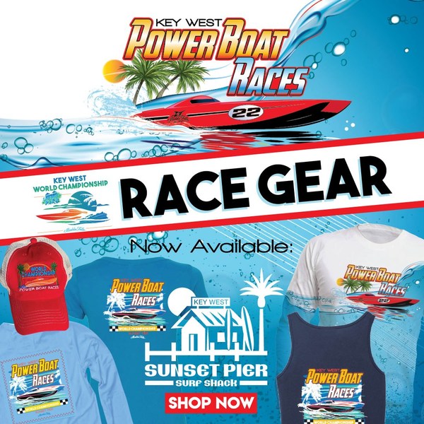 SUNSET PIER ANNOUNCES KEY WEST POWER BOAT RACE CHAMPIONSHIP GEAR