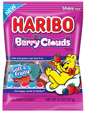 HARIBO® of America Introduces New Gummi Innovation, Berry Clouds®, On National Candy Day