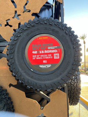 Created to accommodate the many off-road enthusiasts who push custom aftermarket builds to new limits, the new 42-inch tires are specifically designed with late model Jeep Wrangler and Gladiators in mind.