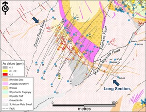 Luminex's Camp Drilling at Condor North Indicates Thicker, Higher Grades Emerging at Depth; 5.2 Metres of 15.1 g/t Au Eq