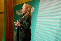Lana van Marter, Manager of Renewable Aviation, Neste (CNW Group/WESTJET, an Alberta Partnership)