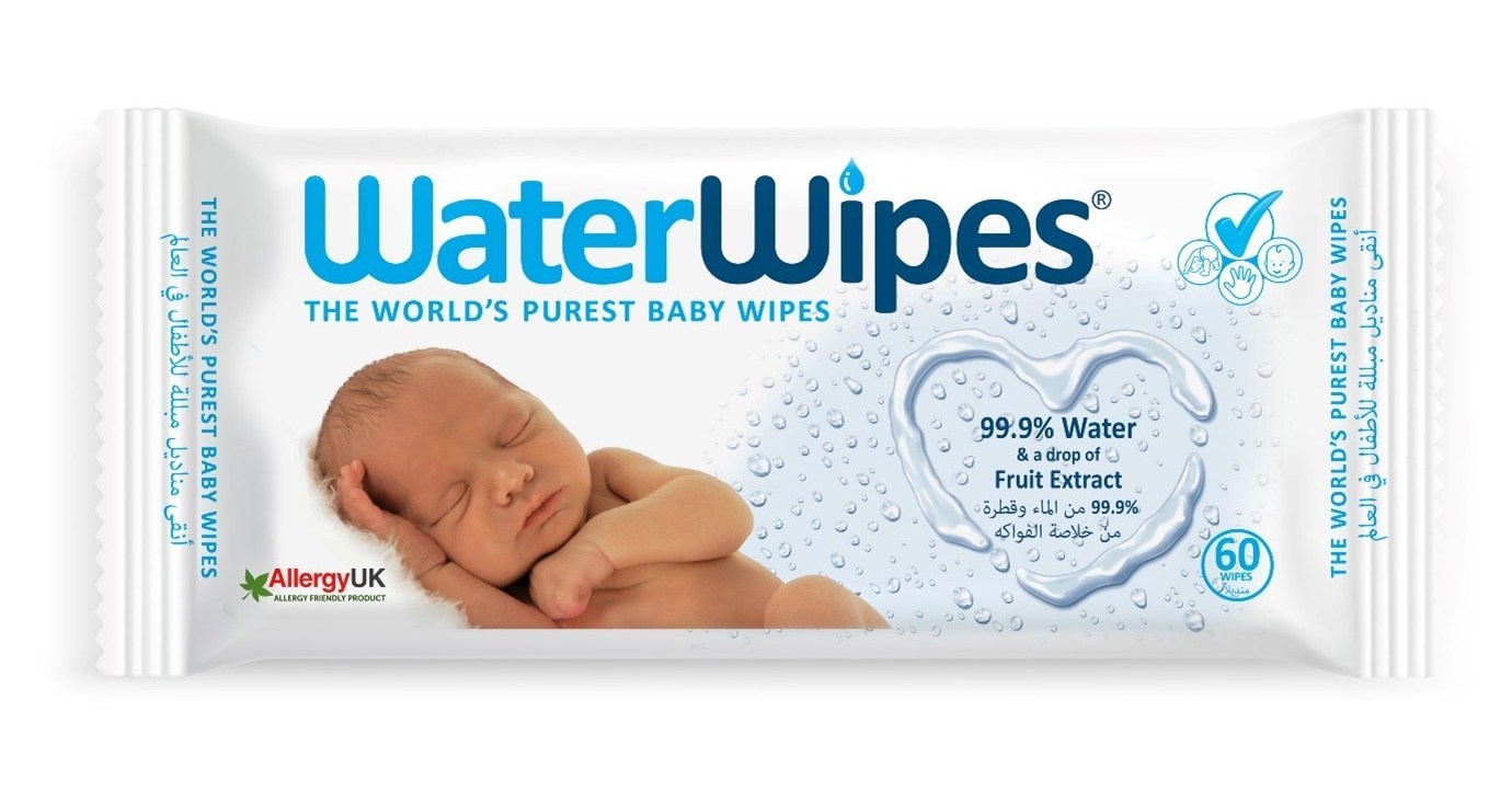 WaterWipes™ are the first baby wipe to be certified as microbiome