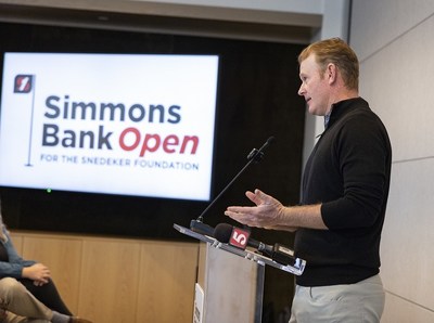 2012 FedExCup champion and Nashville native Brandt Snedeker is pictured Wednesday in downtown Nashville at an event to announce the Simmons Bank Open for the Snedeker Foundation will be a Korn Ferry Tour Finals tournament in 2023.  The dates for the tournament are Sept. 14-17 at The Grove Club in College Grove, Tenn.