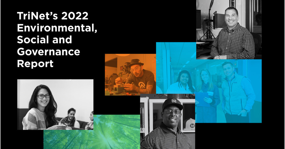 TriNet Releases 2022 Environmental, Social and Governance Report - Vimarsana News