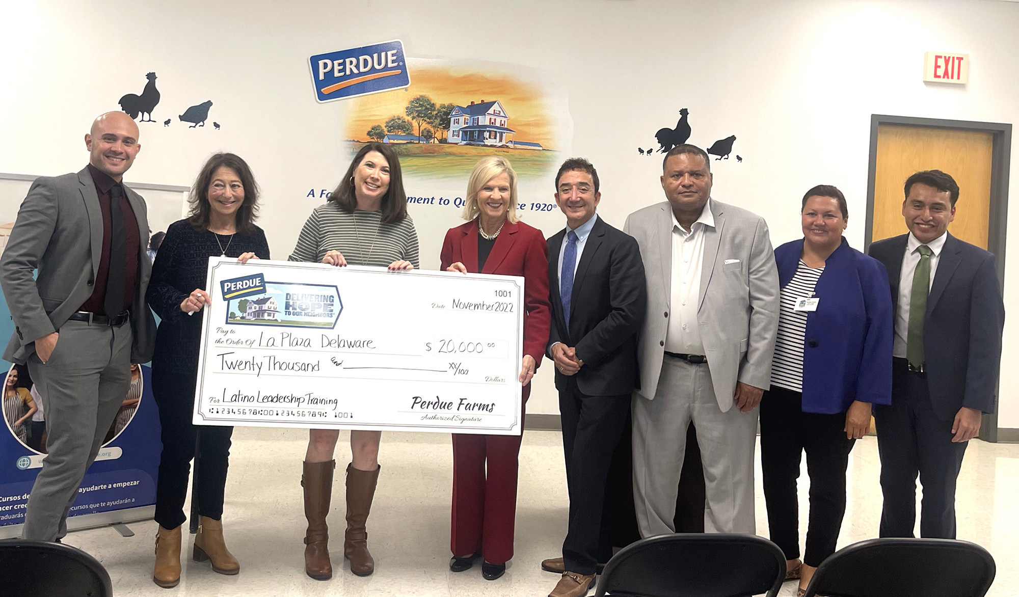 Perdue Foundation's $20,000 grant to help fund La Plaza Delaware's new leadership development program