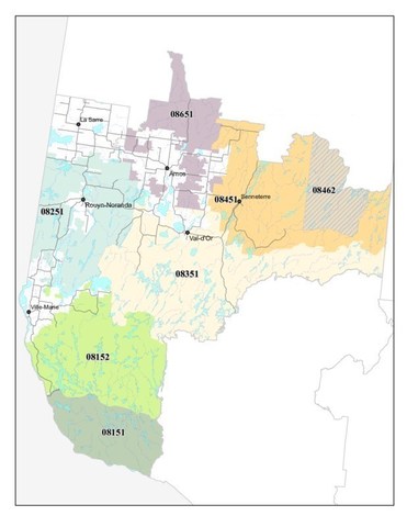 CONSULTATION PUBLIQUE SUR DES PLANS D’AMÉNAGEMENT FORESTIER EN ABITIBI-TÉMISCAMINGUE (Groupe CNW/Ministère des Ressources naturelles et des Forêts)