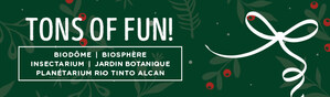 The Holidays at Espace pour la vie - Tons of Fun!