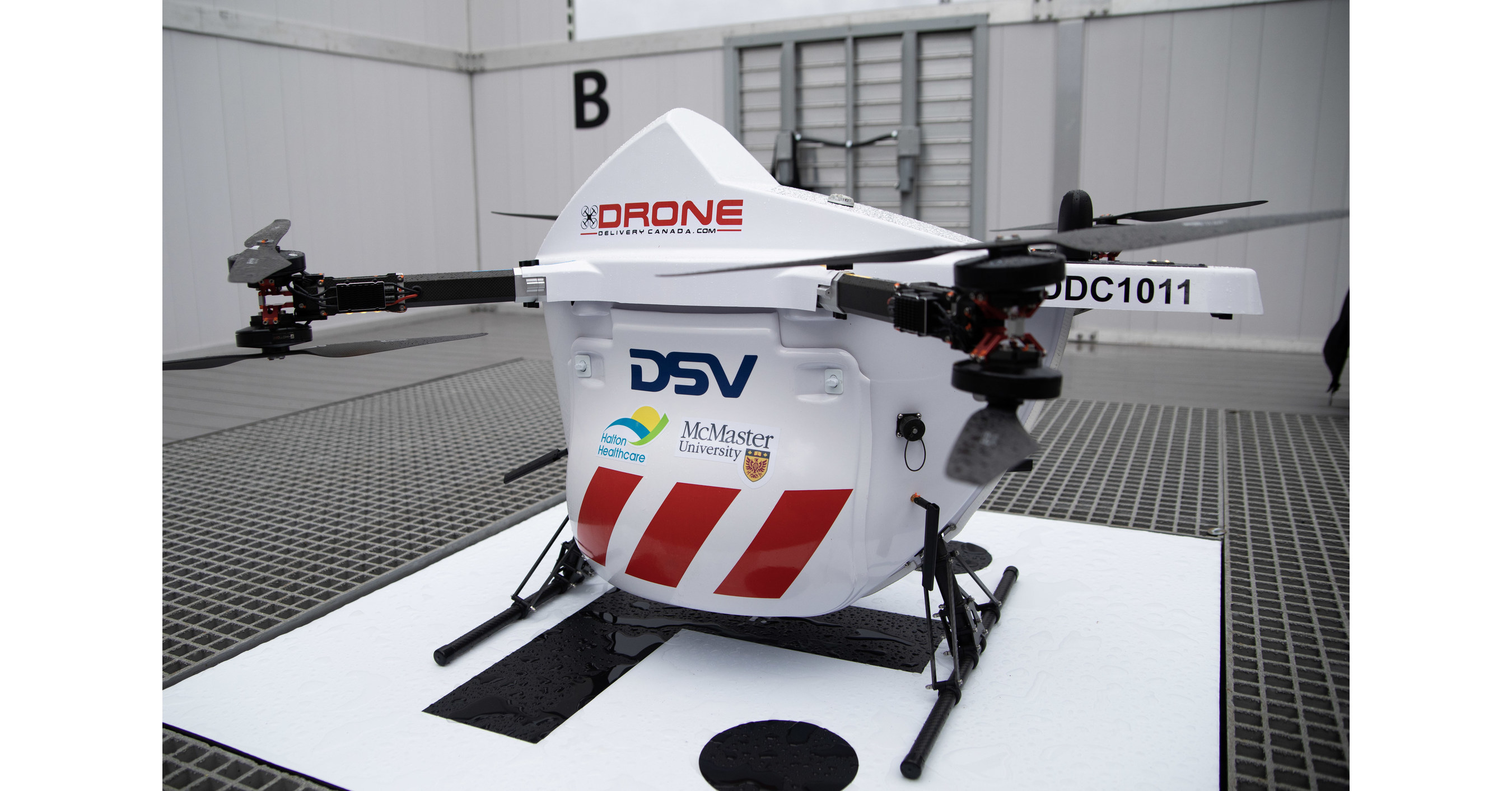 DRONE CANADA CARE BY AIR PROJECT WITH HALTON & CANADA COMMERCIALLY OPERATIONAL