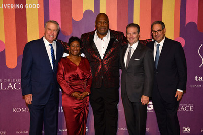 2022 Honorees Clifford Fischer, Nicole Pullen Ross, Charles Haley, Todd Kahn, and Steve Sadove. (Photo credit Craig Barritt for Getty Images)