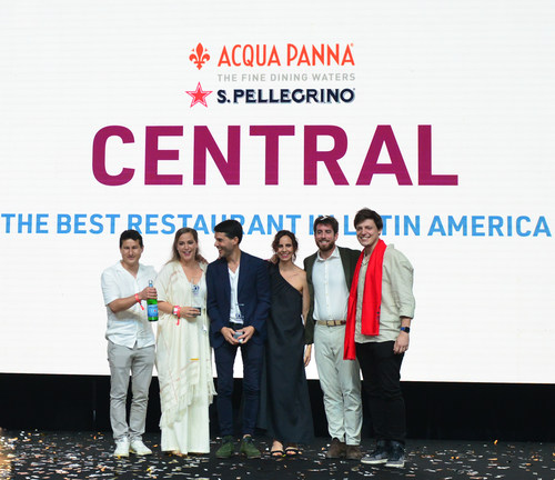 Chefs Virgilio Martínez and Pía León's Central is named number 1 at the award ceremony of the 50 best restaurants in Latin America 2022, sponsored by S.Pellegrino & Acqua Panna