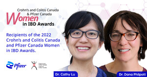 Crohn's and Colitis Canada and Pfizer Canada Announce 2022 Women in IBD Award Recipients