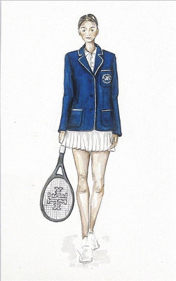 Billie Jean King Cup Winner's Jacket (photo credit: courtesy of Tory Burch)