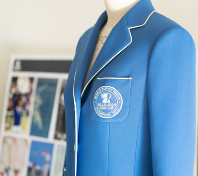 Billie Jean King Cup Winner's Jacket (photo credit: courtesy of Tory Burch)